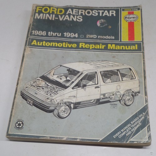 Ford aerostar vans - ford, 1986-94