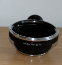 Fotodiox Pro SQ-NIK Adapter Bronica SQ  to Nikon F Mount Digital SLR Body Camera