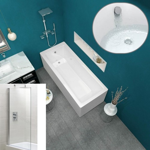 Modern square white - white, tub