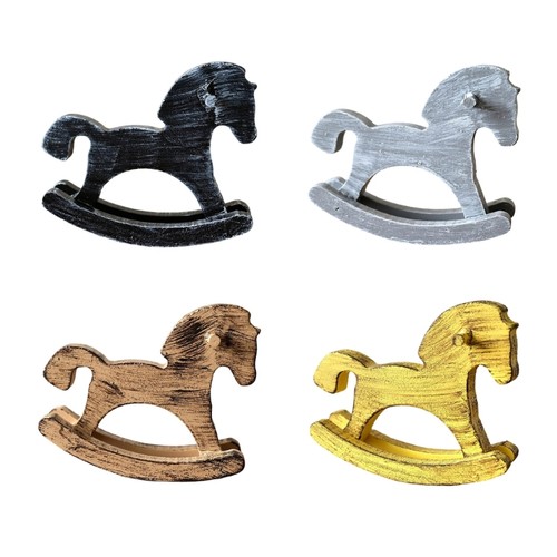 Wooden rocking horse - wooden,