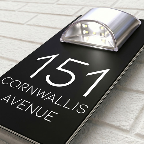 House number plaques - number,