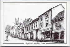 Halstead vintage postcard high - halstead,