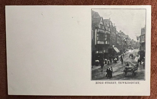Antique postcard tewkesbury - postcard,