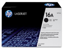 Genuine HP Toner Cartridge Black Q7516A 16A Open 5200 VAT Incl