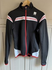 Sportful Vento ladies long sleeve cycle jersey | Black/White/Red | Large |