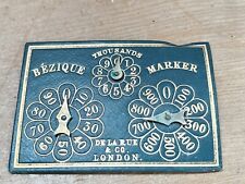 VINTAGE BEZIQUE MARKER CARD
