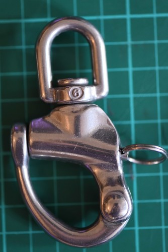 Swivelling snap shackle 5cm - swivelling,