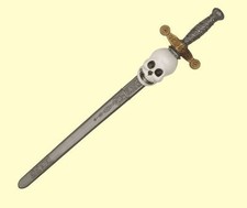 SWORD WITH SKULL GREY BLACK &
