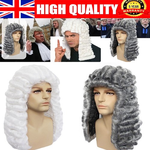 Judge colonial wig 55cm - wig, 55cm~61cm