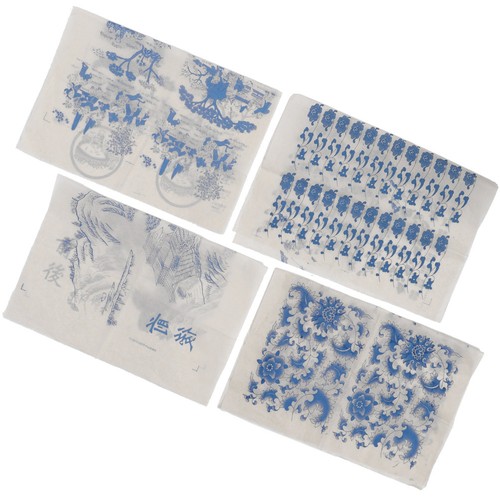 Sheets underglaze transfers - 4,