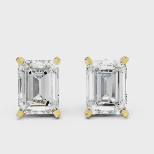 Emerald cut diamond lab - 1,