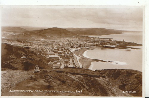 Wales postcard aberystwyth - postcard,