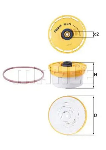 Fuel filter insert - insert, kx