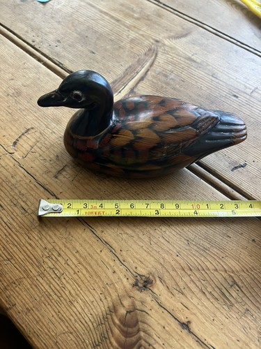 Vintage painted duck approx - , 15