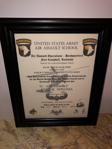 Air assault course diploma - air,