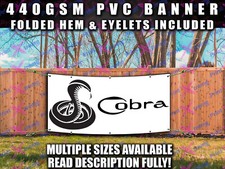 COBRA CB RADIO PVC BANNER