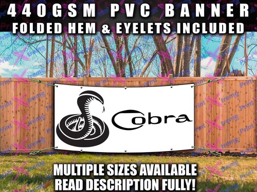 Cobra radio pvc banner - cobra,