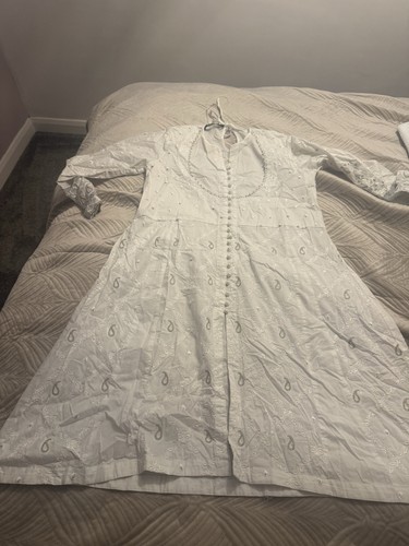 Khaadi white kurta - white,