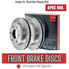 Brake Discs Pair Front FOR
