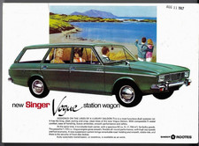 Singer Vogue Station Wagon 1967-1968 Export Markets Sales Brochure In English