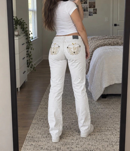 Apple bottoms jeans white - apple,