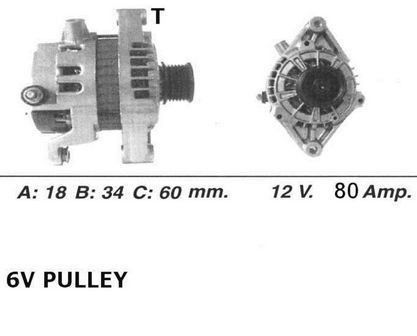 Wai alternator 105amp for - 105amp,