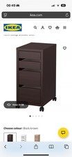 IKEA Malm Desk with pull-out panel, BLACK, 151x65 c/m and Matching Drawers