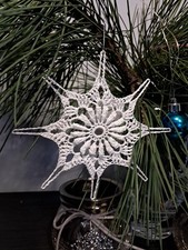 Crochet Snowflakes, Set Of Six