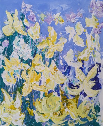 Yellow irises the - irises, in