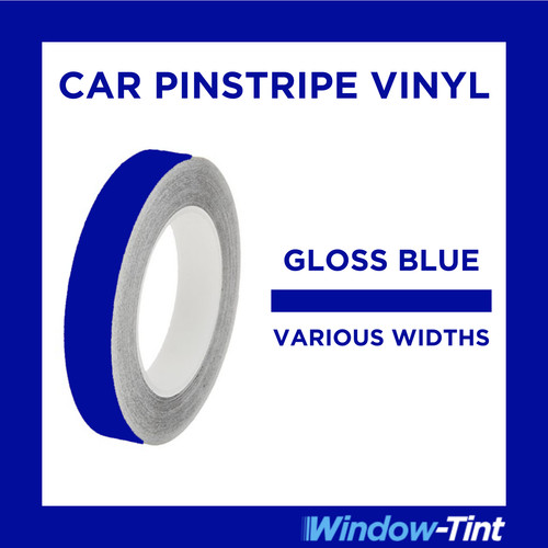 Blue gloss pin stripe - gloss,