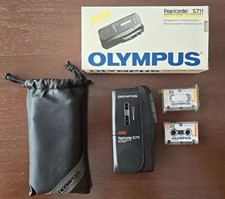 Olympus Pearlcorder S711 Microcassette Dictaphone Voice Recorder - Boxed