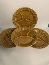 4 Vintage French Fondue Plates 70s Retro