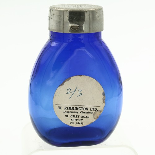 Antique chemist glass - chemist, bottle