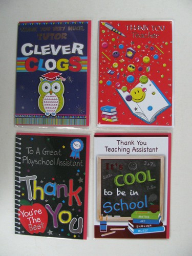 Thank you teacher card - you,