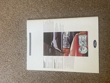 Ford RS Range 1988 UK Market