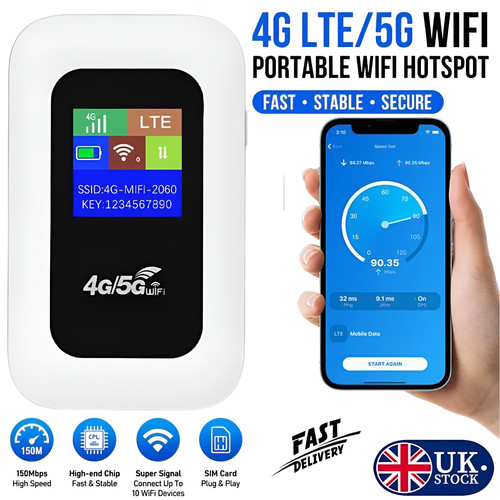 Unlocked lte lcd mifi - 5g,