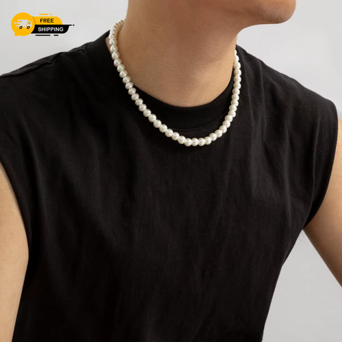 Simple imitation pearl - simple, beaded
