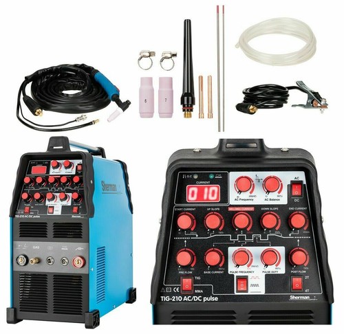 Sherman tig 210 pulse - 210, ac/dc