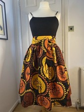 Women African Print Skirt with