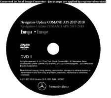 MAPS UPDATING NAVIGATOR MERCEDES BENZ COMAND APS NTG4 212 V.12 2017 2018 CD DVD