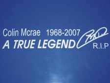 COLIN MCRAE TRIBUTE LEGEND