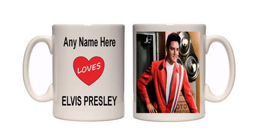Love elvis presley mug - love,