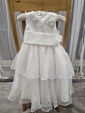 Childs Ivory Bhs Bridesmaid Dress And Bolero Age 2