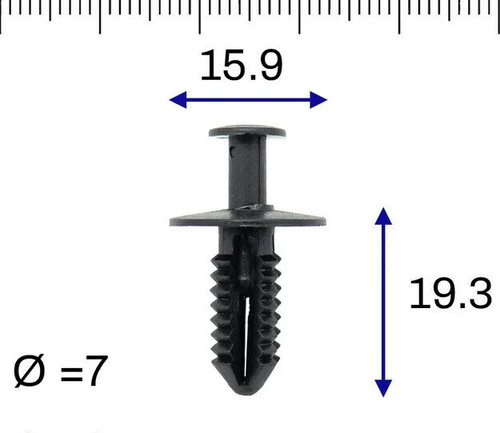 Fit toyota black plastic - fit,
