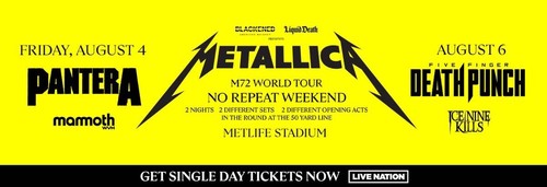 Metallica concert tickets - concert,