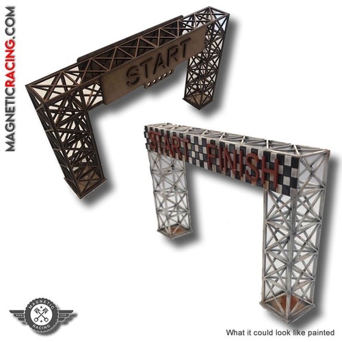 Scalextric slot car buildings - slot,