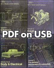 1974 Ford Truck Shop Manuals