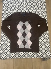 Excellent condition brown Tommy Hilfiger ladies jumper in size M