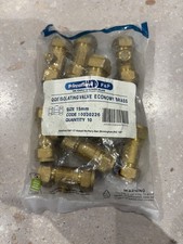 QQE ISOLATING VALVE ECONOMY BRASS 15M Pack Of 10