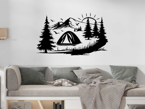 Camping car nature - car, wall
